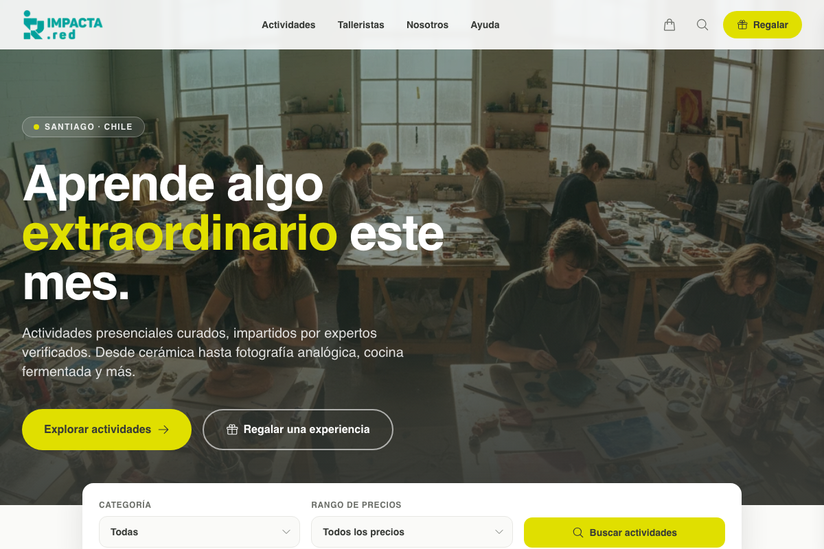 Impacta.red - Activity Marketplace