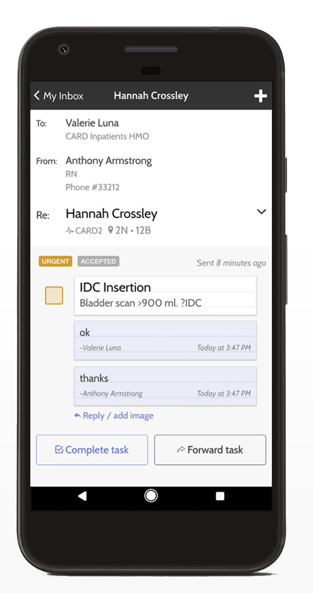 MedTasker task detail
